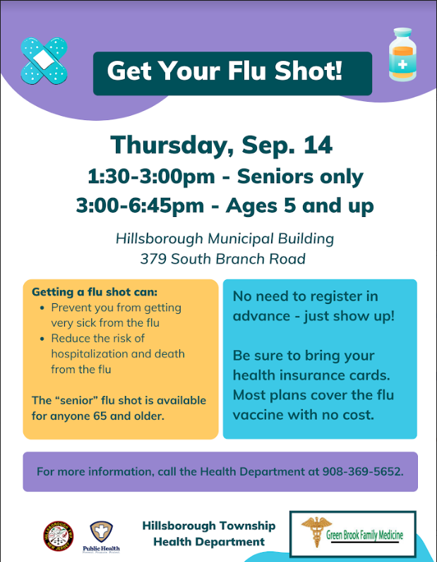 9 14 Flu shot Clinic