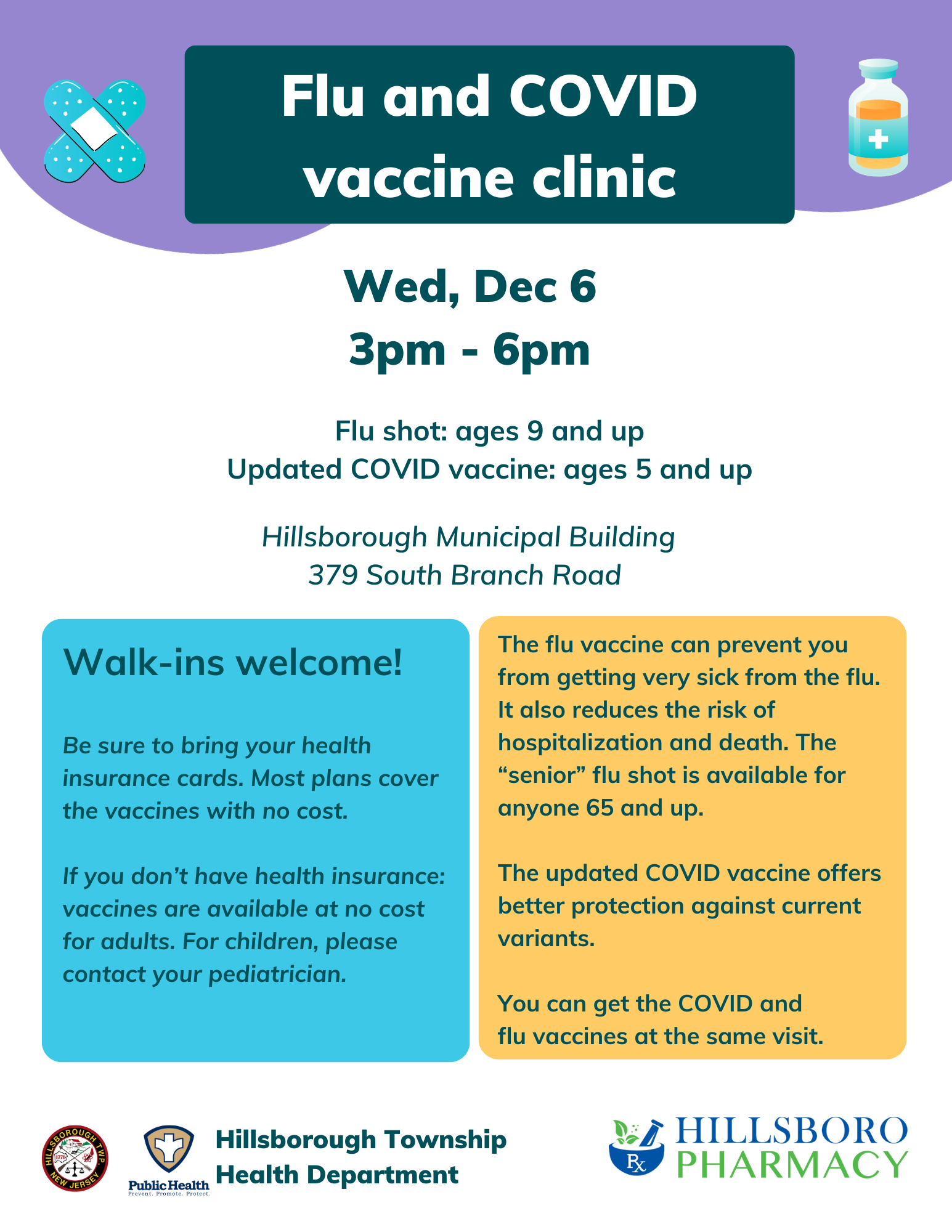 Dec 6 Flu Covid Clinic