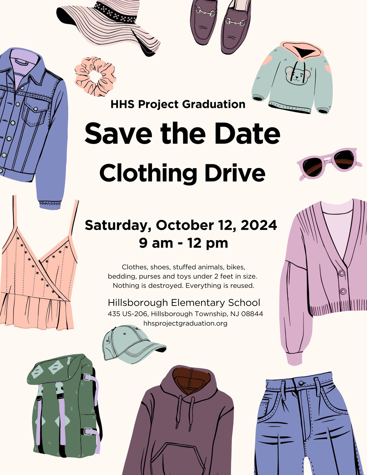 Proct Graduation Clothing Drive