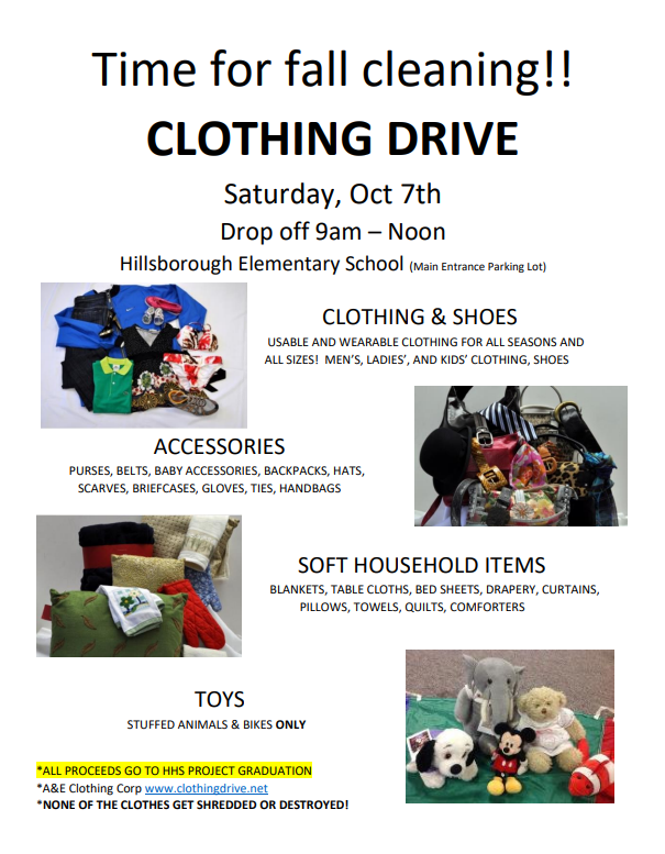 Project Graduation Clothing Drive