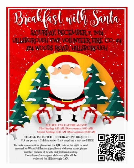 Woods Road Breakfast With Santa 2024